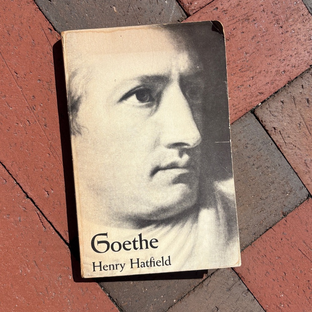 1963 Goethe Henry Hatfield Faust German Poems Play Theatre Novelist